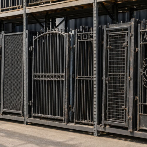 Wrought Iron Driveway Gate